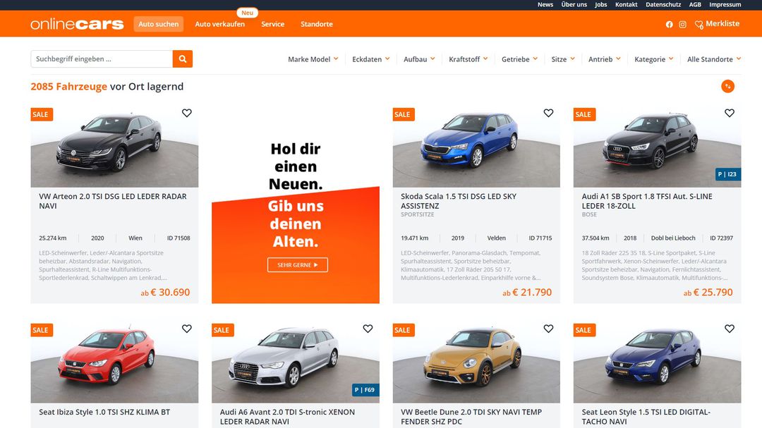 Autohändler Onlinecars aus der Steiermark
